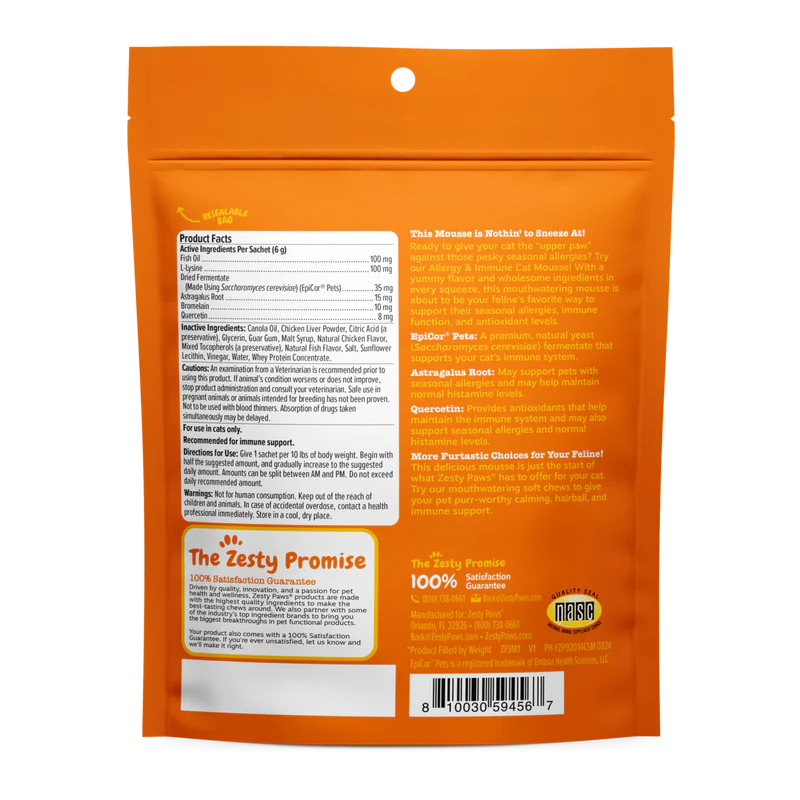 Allergy & Immune Cat Mousse