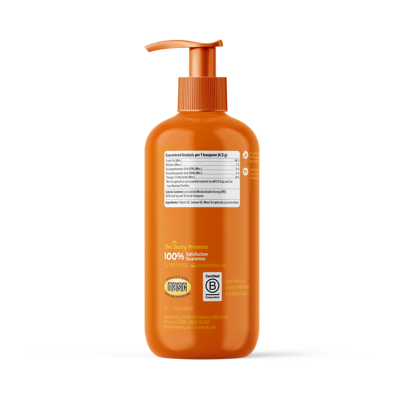 Wild Alaskan Omega-3 Blend Salmon Oil for Dogs & Cats