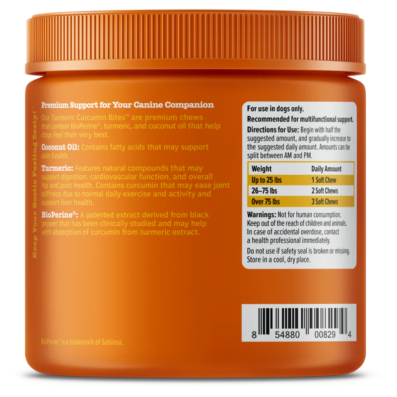 Turmeric Curcumin Bites™ for Dogs