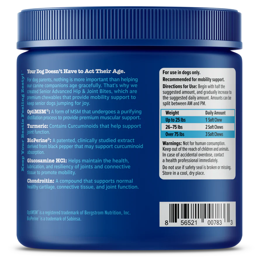 Senior Advanced Hip & Joint Bites for Senior Dogs