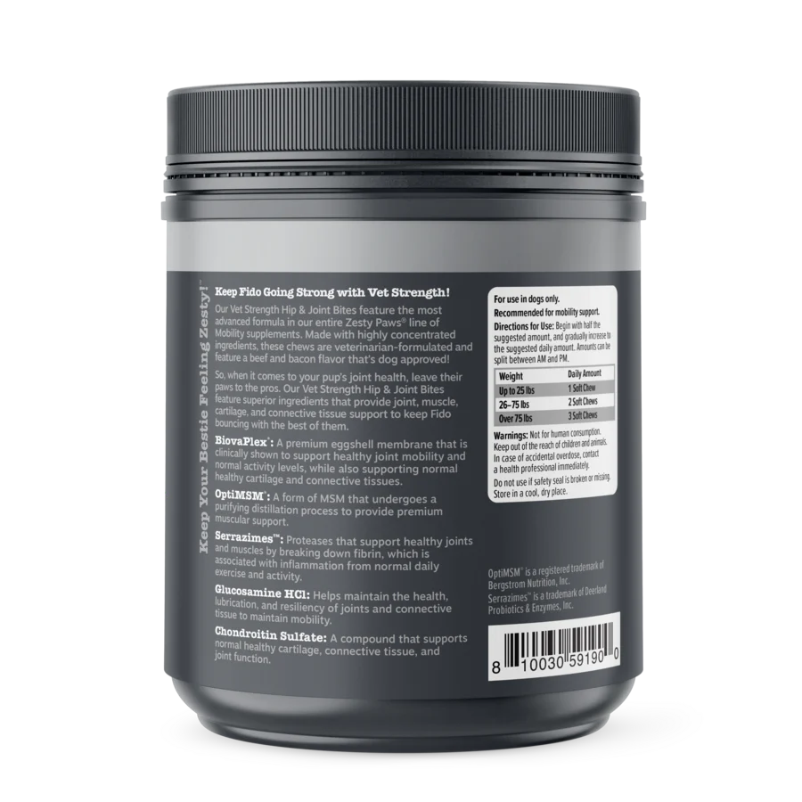 Vet Strength Hip & Joint Bites for Dogs
